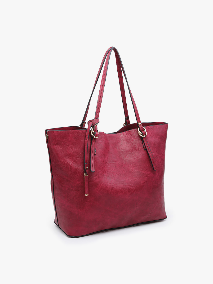 Jen & Co. – wholesale Bärkasse - Dam – M1614 Iris Monogrammable 2-i-1 Tote Bag5