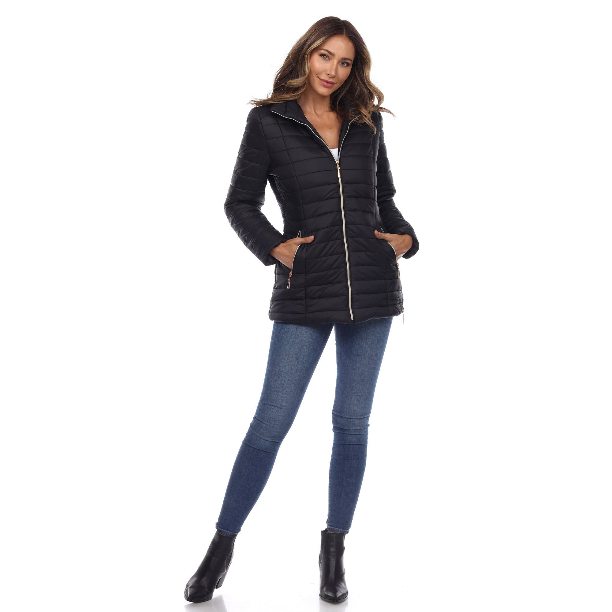 WHITE MARK - Wholesale Puffer Jacket - Women's - Women's Puffer Coat3