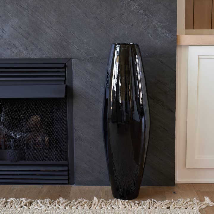 Dried Decor - Wholesale Vase - Cylinder Vase | Matte Black