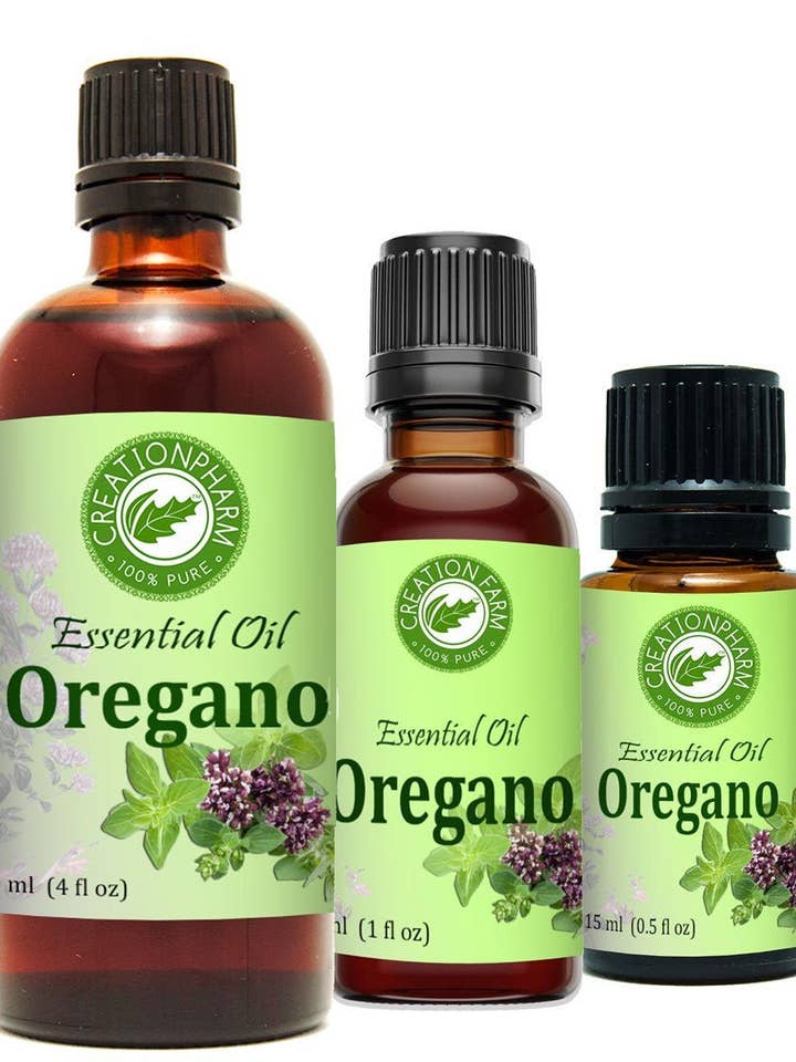 Oregano æterisk olie 100 procent ren til aromaterapi blanding og wellness fordele for engroshandel hos Creation Farm Inc