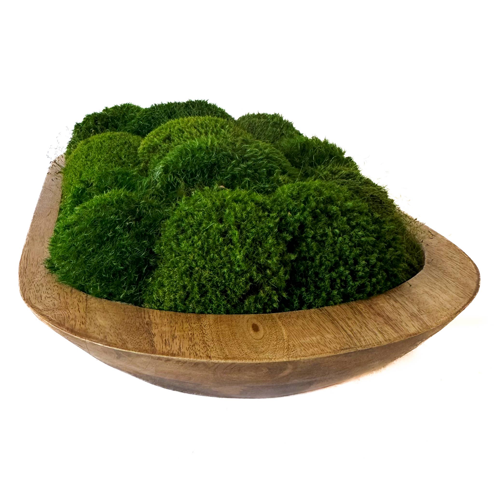 Naturlig Moss Medium Mangoträskål för wholesale på Faire2