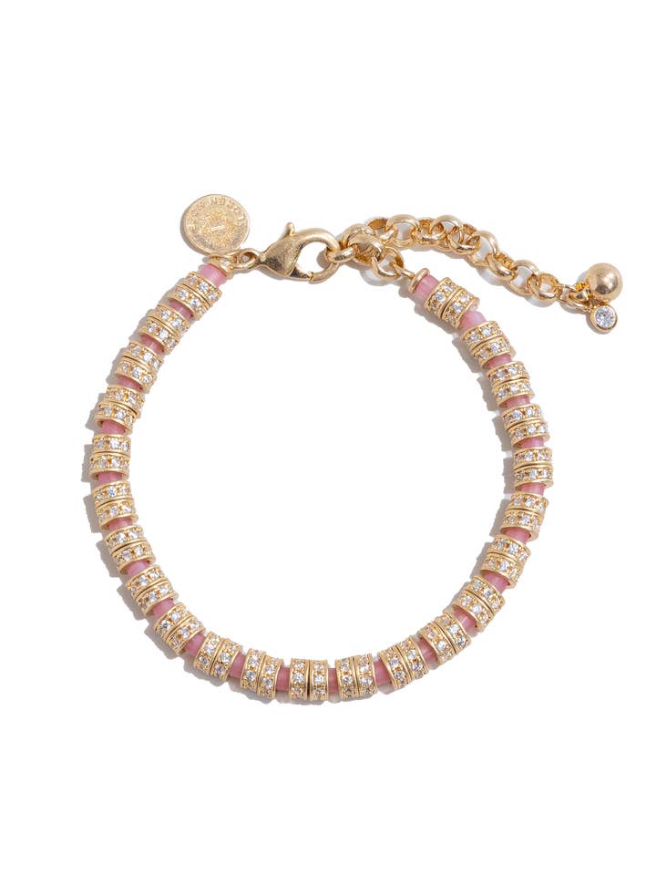 Manon Bracelet in Coral for wholesale by Loren Hope