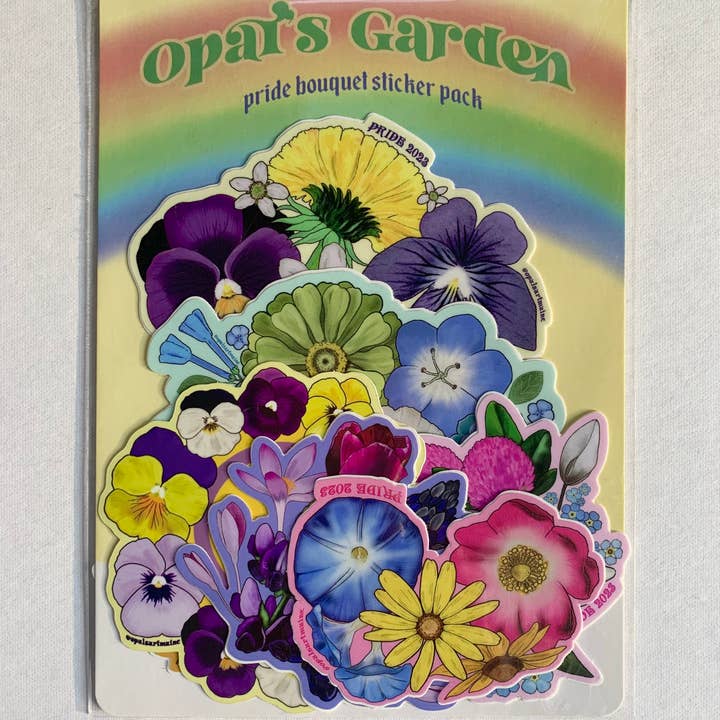 Opal's Art - Wholesale Sticker - Pride Bouquet Stickers