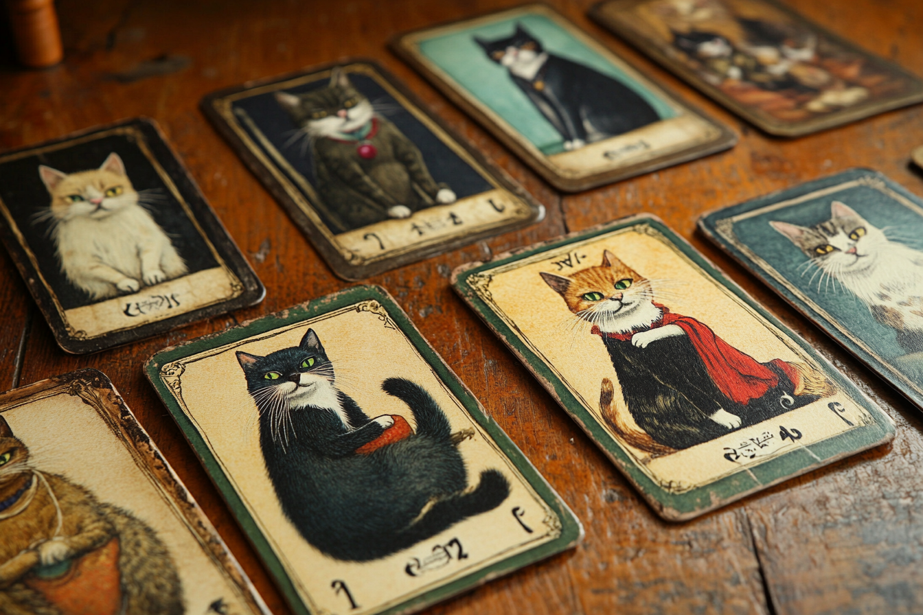 Tiny Tarot – wholesale Tarot cards – Cat Tarot Totem2