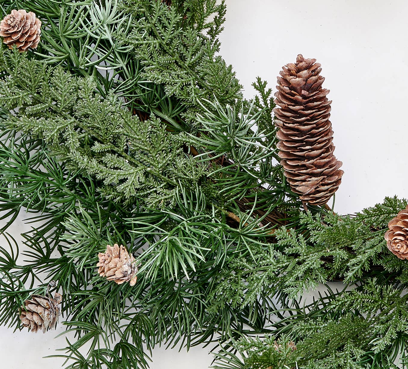 WORTH IMPORTS - Wholesale Wreath - 24" Pine & Pine Cones Wreath1