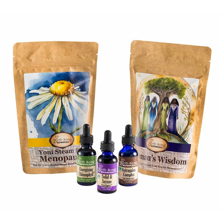 Women's Wisdom Menopause Kräutergeschenkset für den Großhandel von Birth Song Botanicals Co.