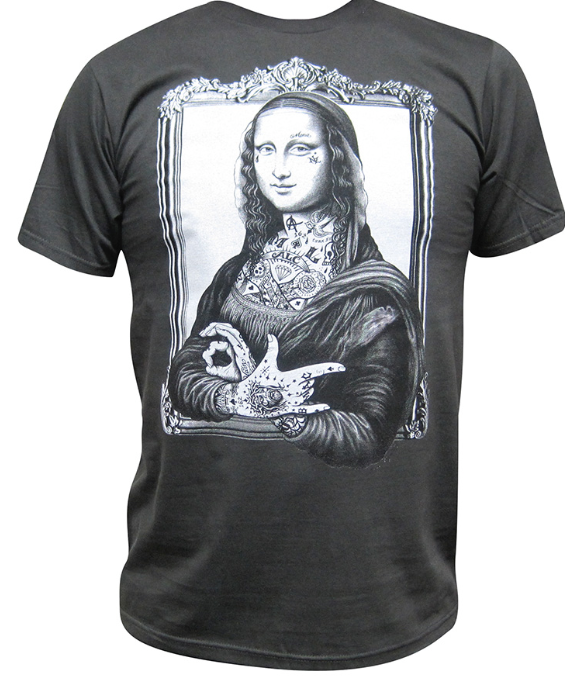 Charcoal Mona - Men's T-Shirt Graphic Tee for wholesale on Faire1