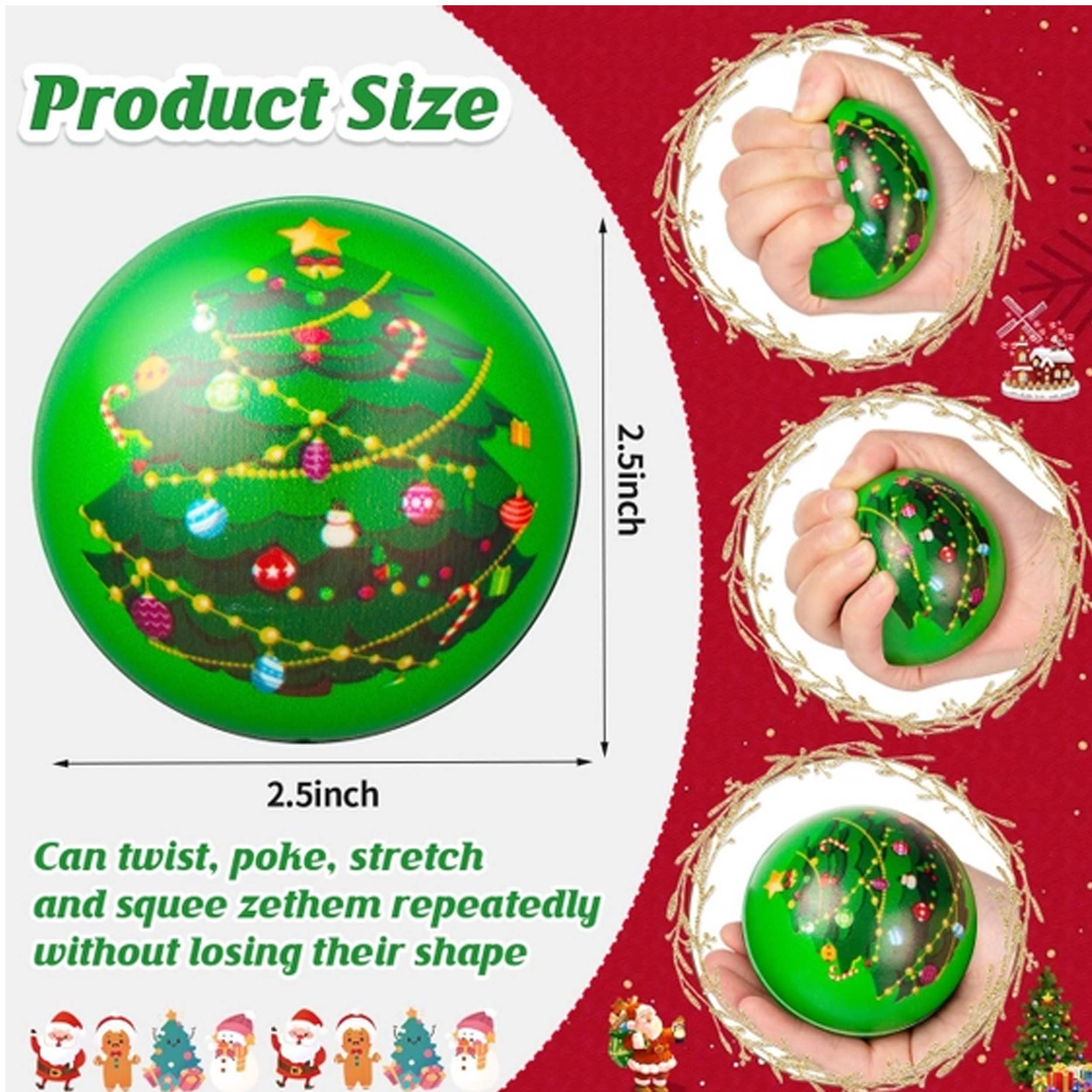 La Bella Monte – wholesale Stress relief ball/dough – Colorful Fidget Stress Ball Kids Toy2