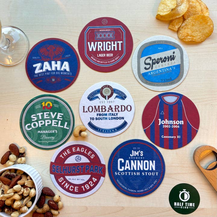 Crystal Palace ølbrikker (8-pak) for engroshandel hos Half Time Club