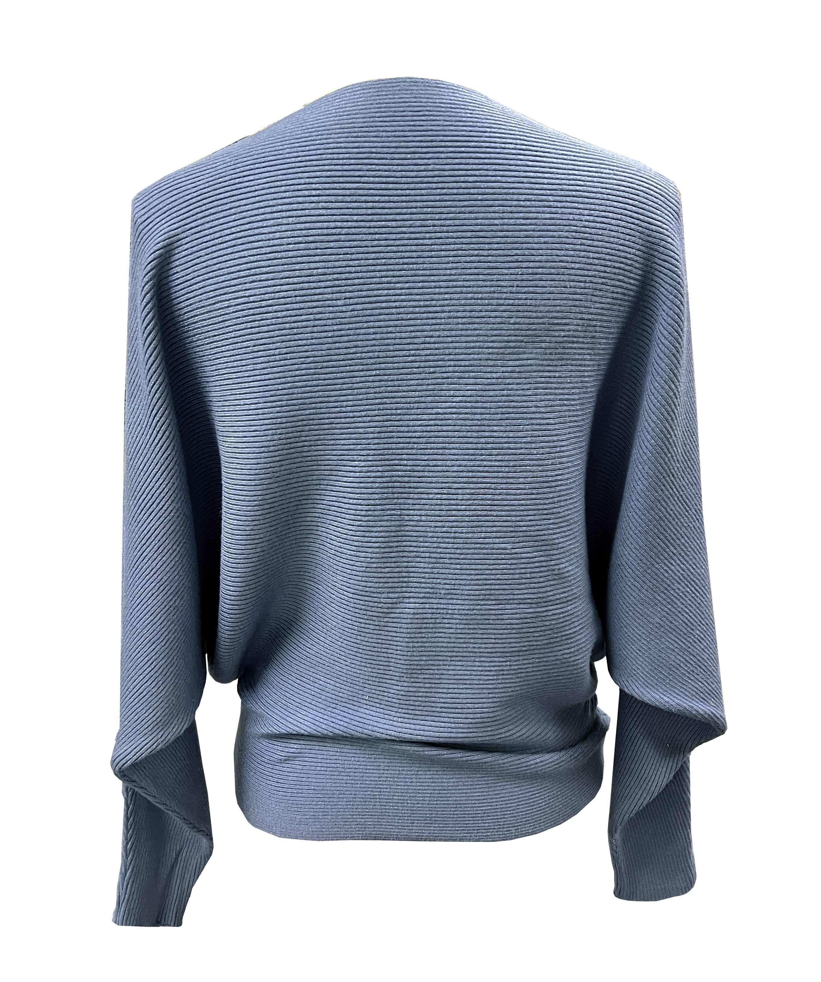 Fennco Styles – wholesale Knitted jumper – Women′s – Boat Neck Batwing Sleeve Knit Soft Sweater2