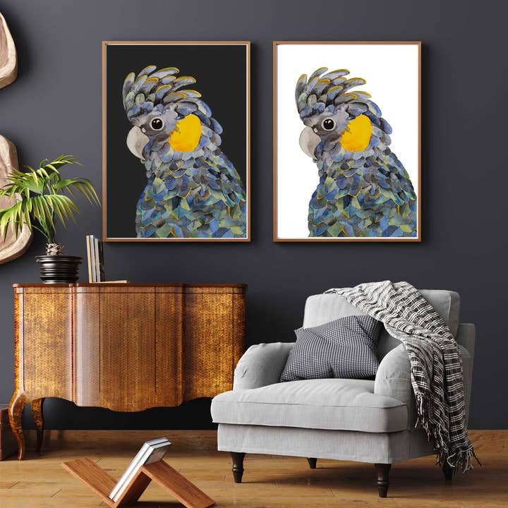 Bosa Art Co - Wholesale Kunstprint - Kunstdruk - Zwarte kaketoe