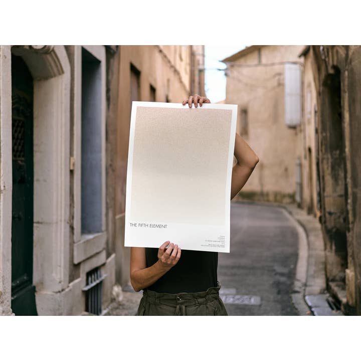 Fade Out Prints - Wholesale Poster - The Fifth Element Movie Poster with Complete Screenplay2