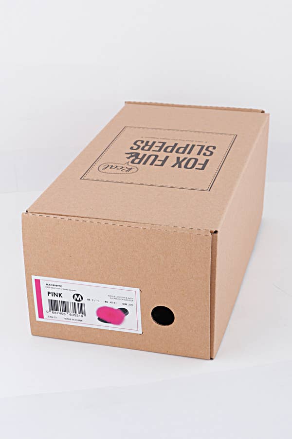 3AM BY H&D ACCESSORIES - Wholesale Slippers - Women's - Fox Fur Slippers4