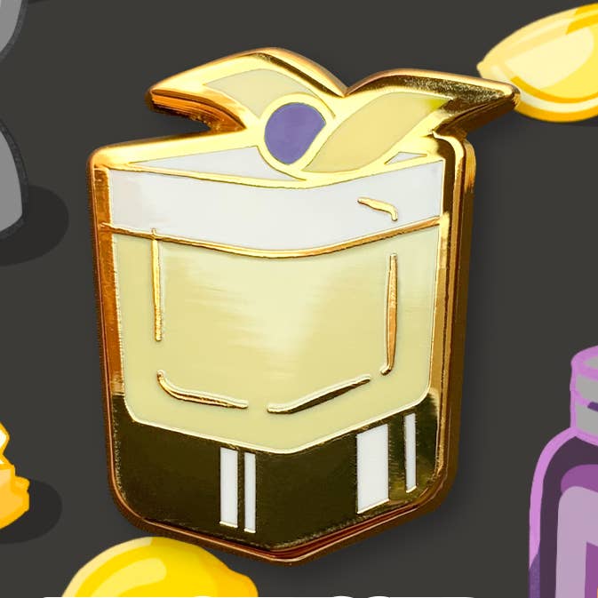 Épinglette à cocktail classique Whisky Sour pour la vente par Cocktail Critters