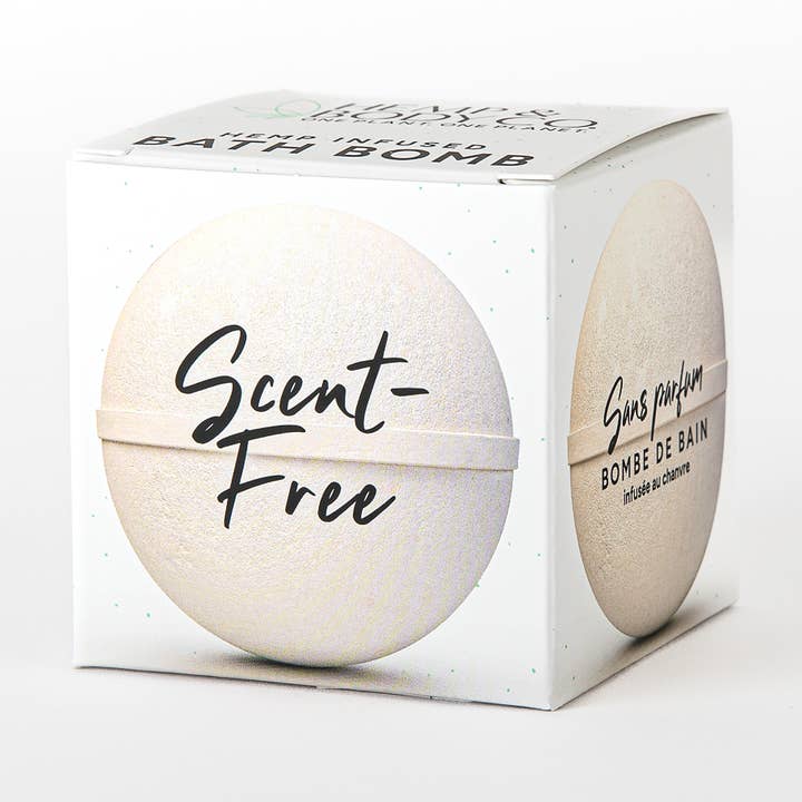 Hampa-infunderad badbomb - doftfri för wholesale av Hemp & Body Co