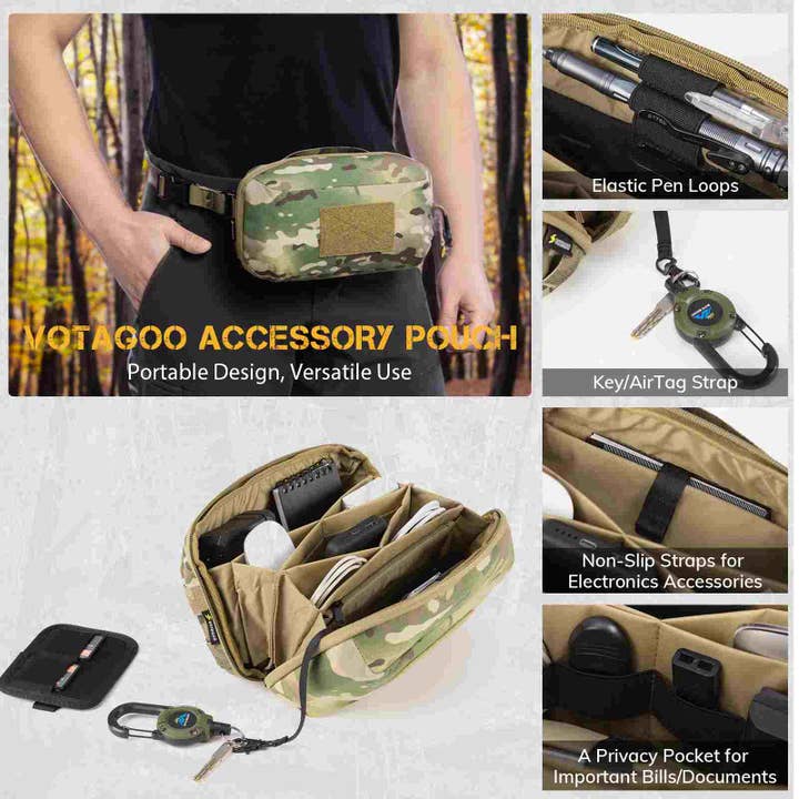 Antarctica Outdoors - Wholesale Pouch – Unisex - Votagoo Electronic Organizer Accessory Tech Pouch for MacBook Charger, Cord Organizer Travel Storage Bag9