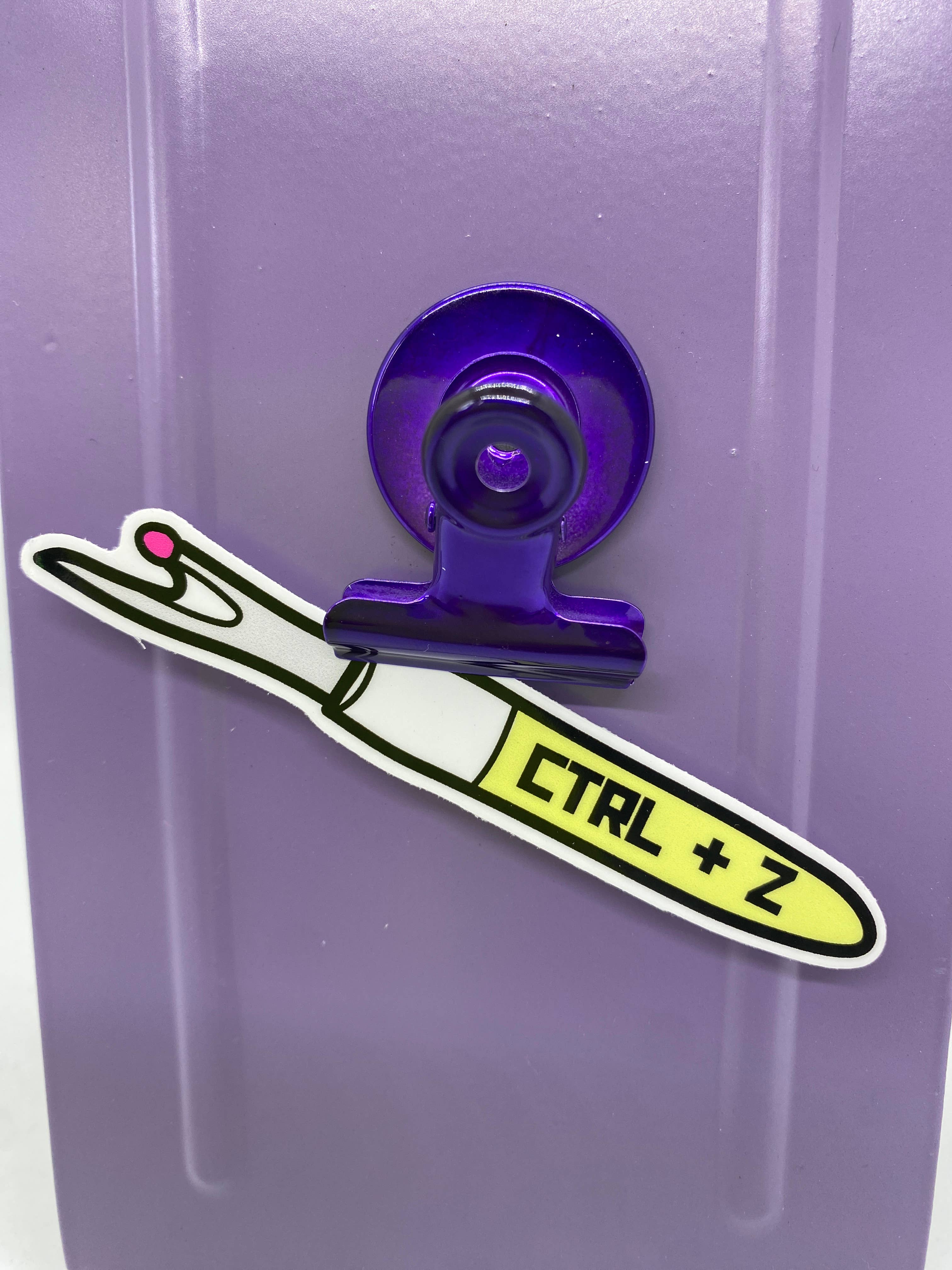 Zipped & Printed - Wholesale Sticker - Undo Seam Ripper Sewing or Quilting Sticker (CTRL + Z)1