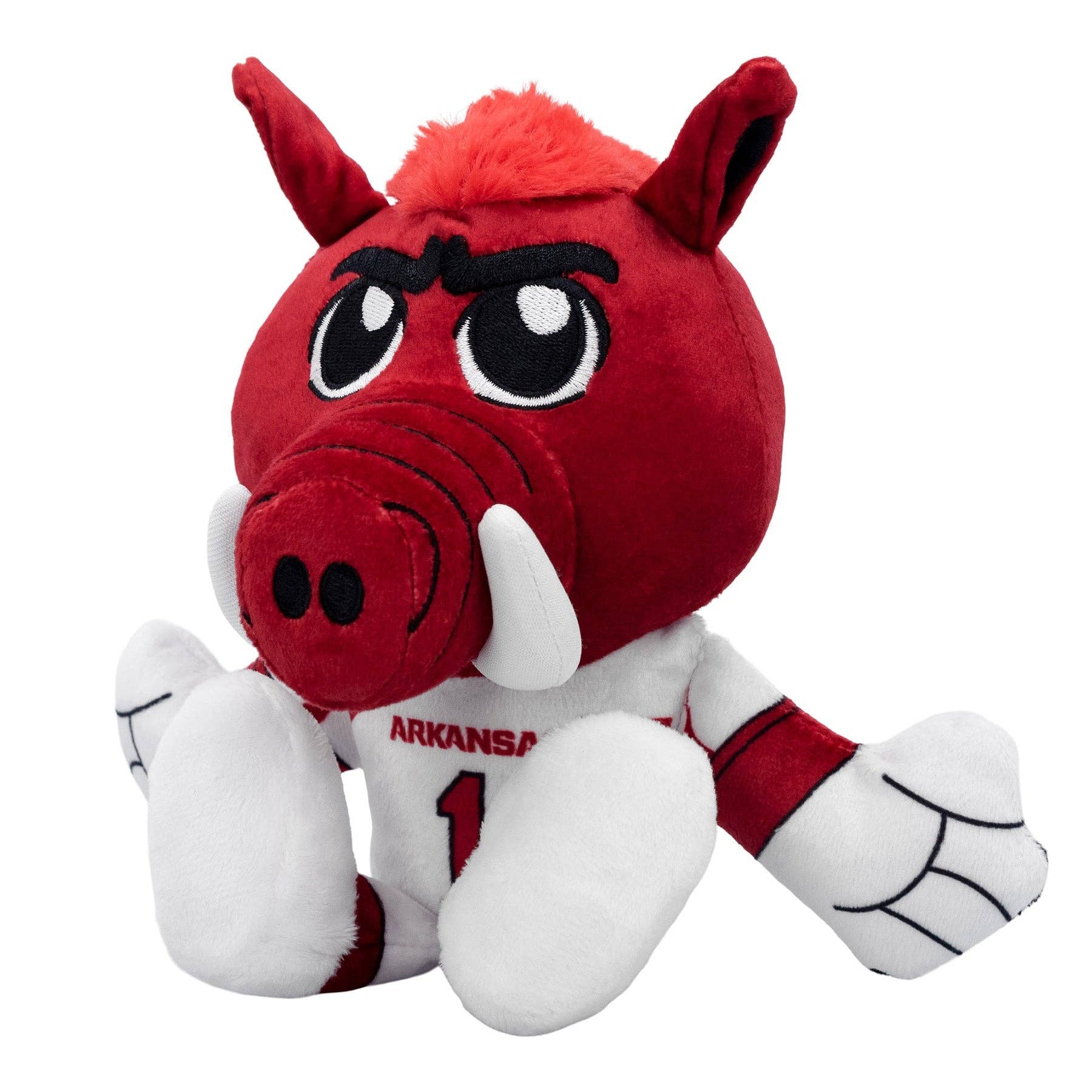 Uncanny Brands - Wholesale Stuffed/Plush Toy - Kids & Baby - Bleacher Creatures Arkansas Razorbacks Big Red 8" Mascot Kuricha Sitting Plush4