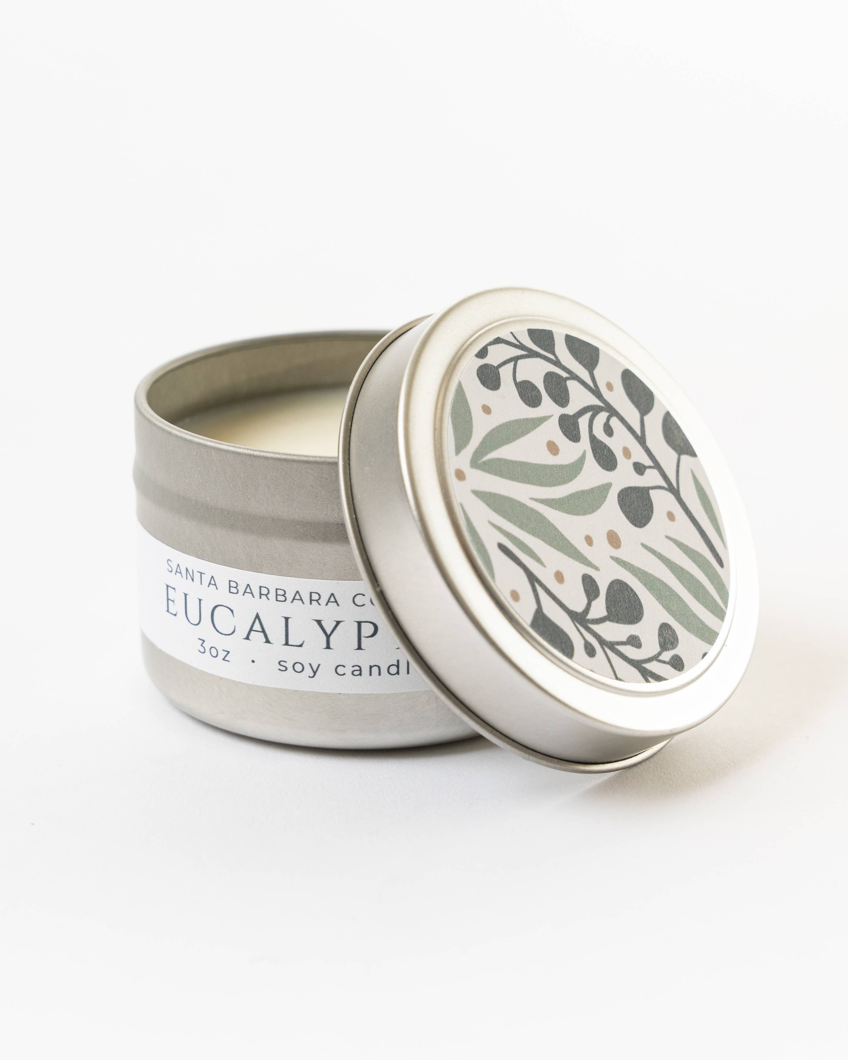 Santa Barbara Company - Wholesale Travel Candles - Eucalyptus Travel Candle