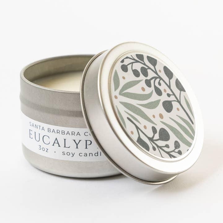 Santa Barbara Company - Wholesale Travel Candles - Eucalyptus Travel Candle0