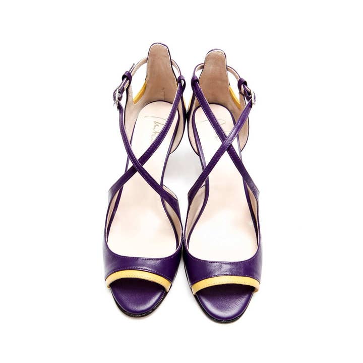 Sandals – Summer city mini– Purple for wholesale by Milenika shoes
