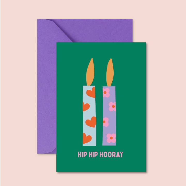 Ma Petite Vie - Wholesale Birthday Card - "Birthday" Card - Hip Hip Hooray (with envelope)