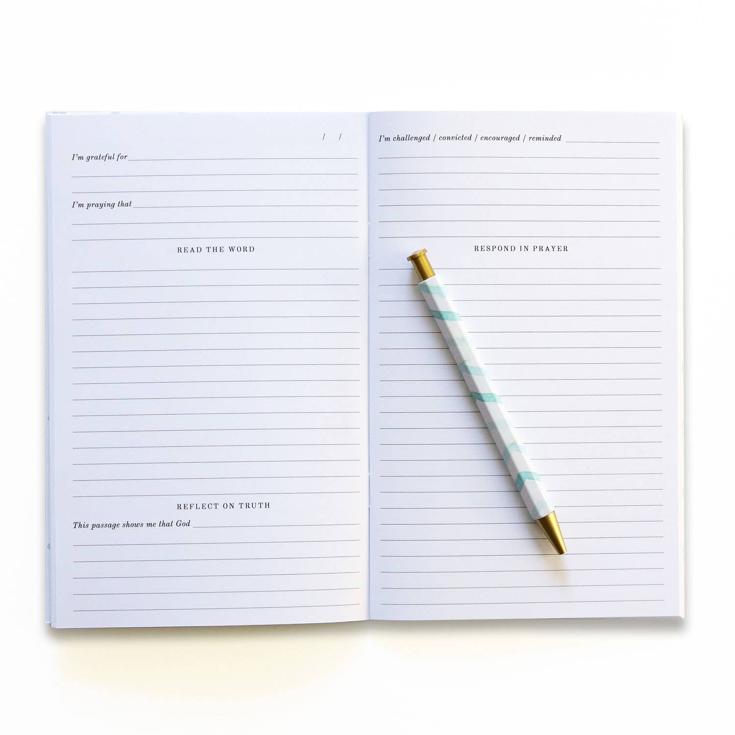 Muscadine Press - Wholesale Journal/Diary - Bible Study Journal (Mini), Calico Blues2