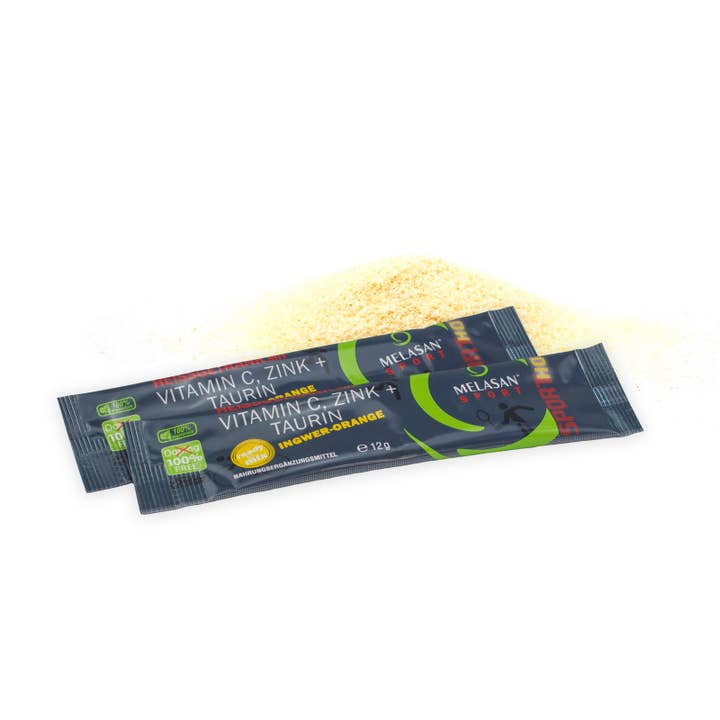 25 sticks: hot drink vitamin C, zinc & taurine for wholesale by Melasan Sport