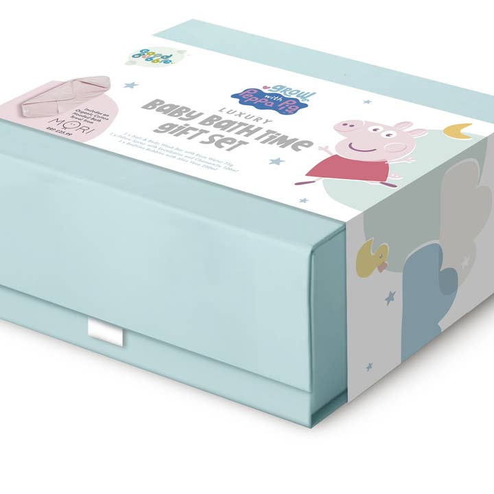 Good Bubble - Venta al por mayor Juego de baño y cuidado corporal - Bebés - Set de Regalo de Lujo para la Hora del Baño de Peppa Pig de Good Bubble1