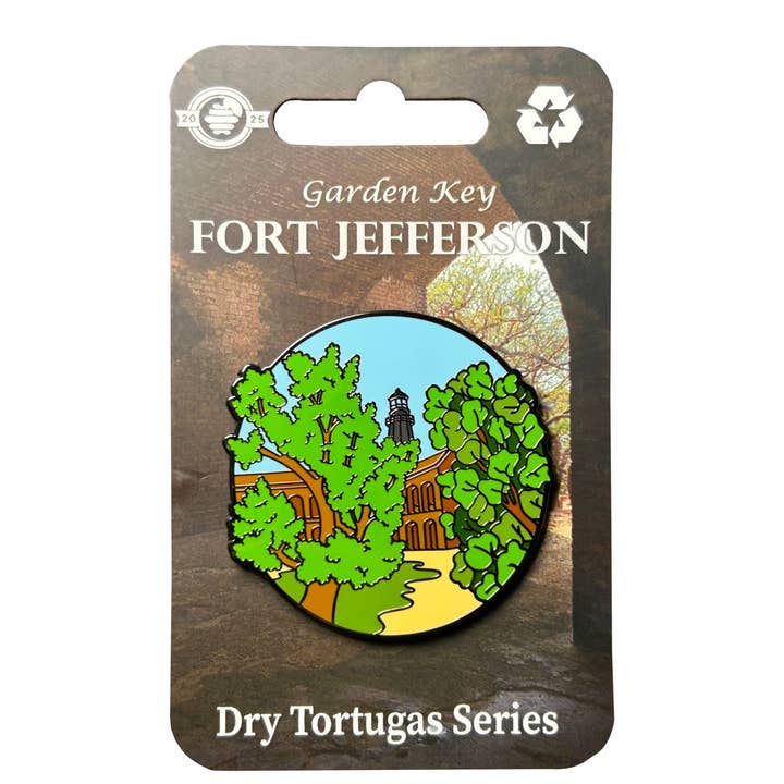 Fort Jefferson Amphitheater Enamel Pin - Dry Tortugas for wholesale by Pin Hive LLC