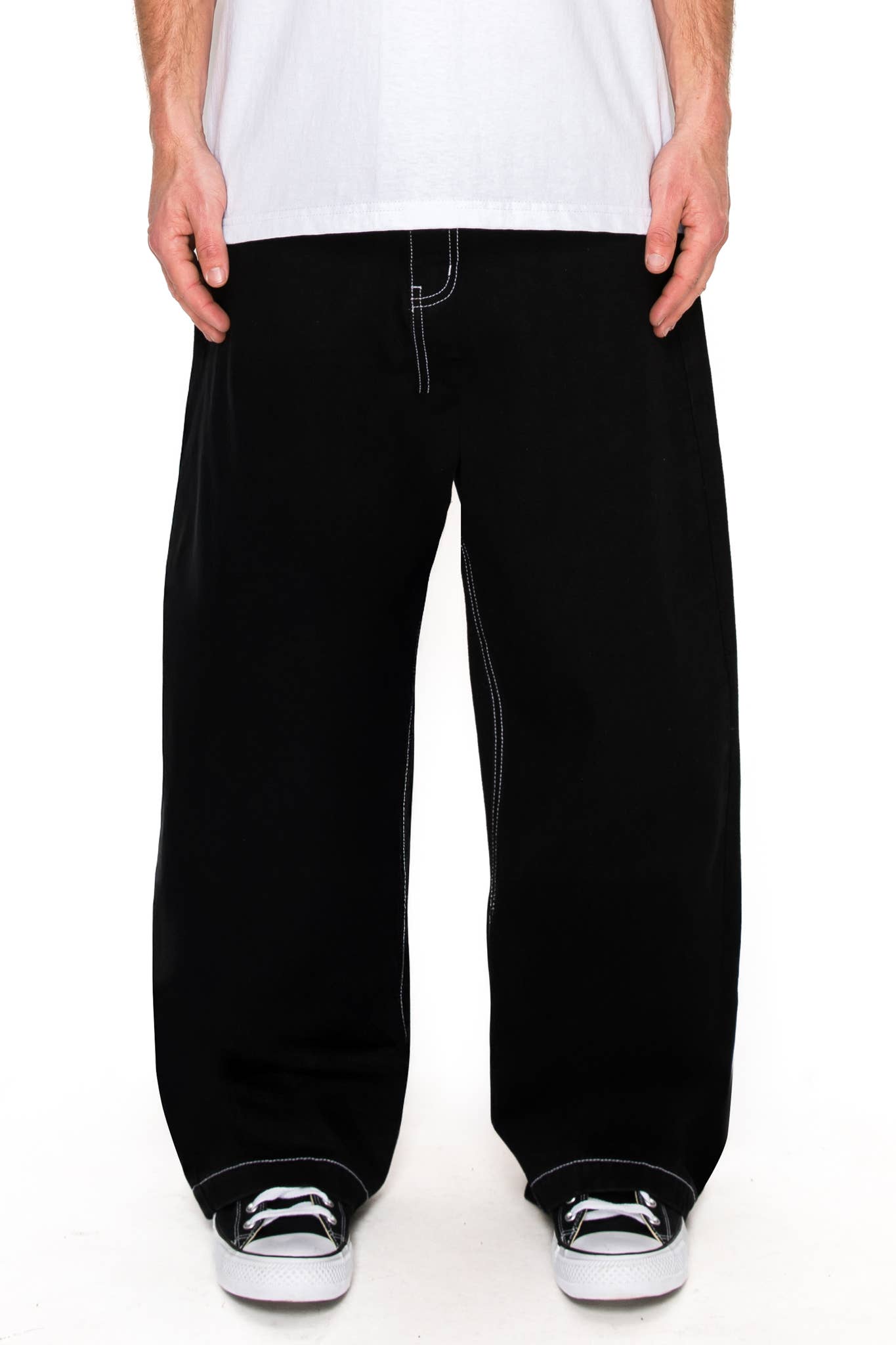 Victorious - Wholesale Jeans - Men's - DL981 Ultra Baggy Y2K Wide-Leg Denim Jeans0