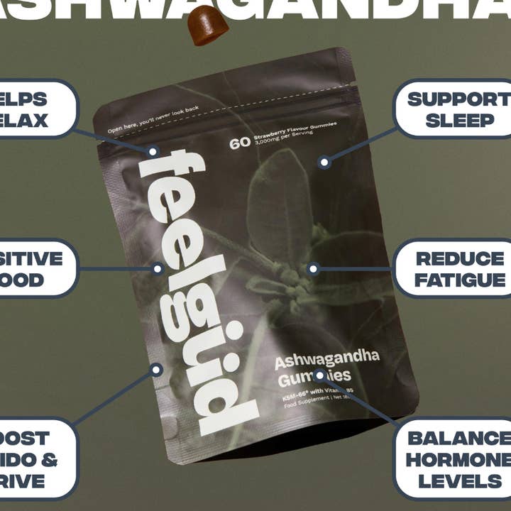 High-Strength Ashwagandha Gummies (KSM-66®) | Calm + Unwind for wholesale by Feel Güd