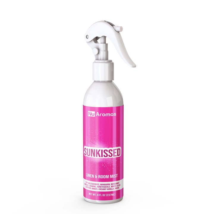 Sunkissed | Spray pour chambre et linge pour la vente par NuAromas | Home Fragrance