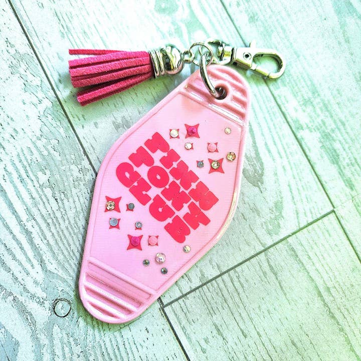 ShesSoCrafty Goods - Wholesale Keychain - Women's - Pink Pony Club Motel Keychain7