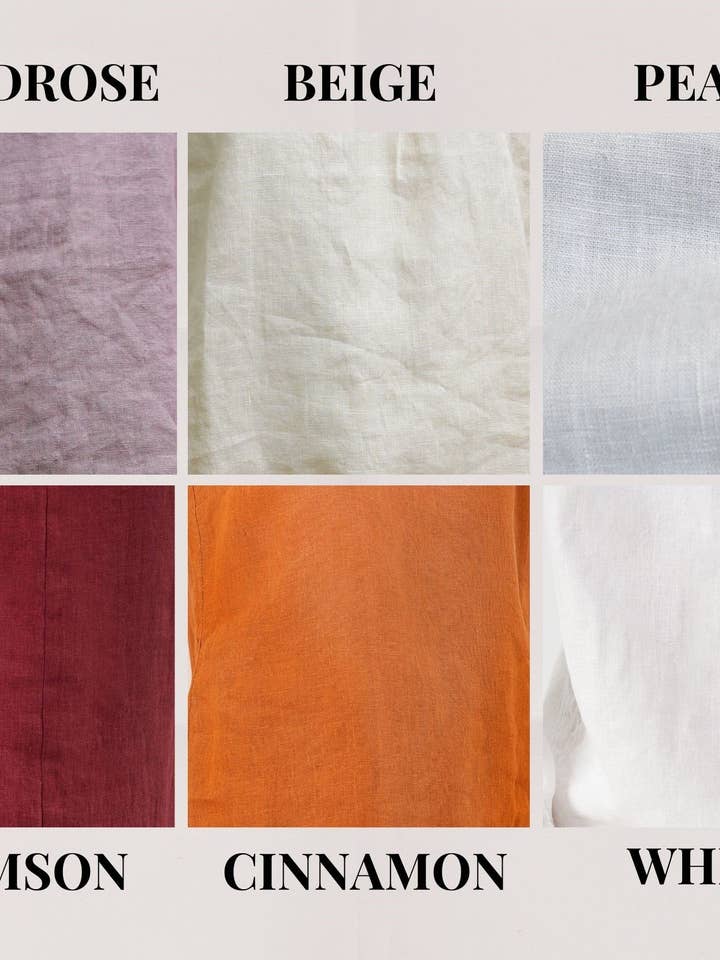 Linen robe with cuffs for wholesale by LinenQ