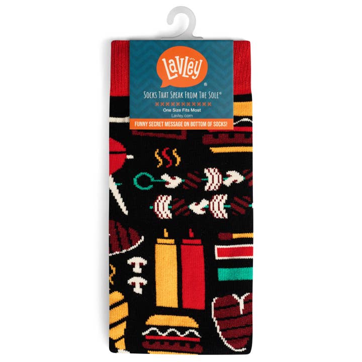 Lavley - Wholesale Socks - Unisex - I'd Rather Be Grilling Socks3