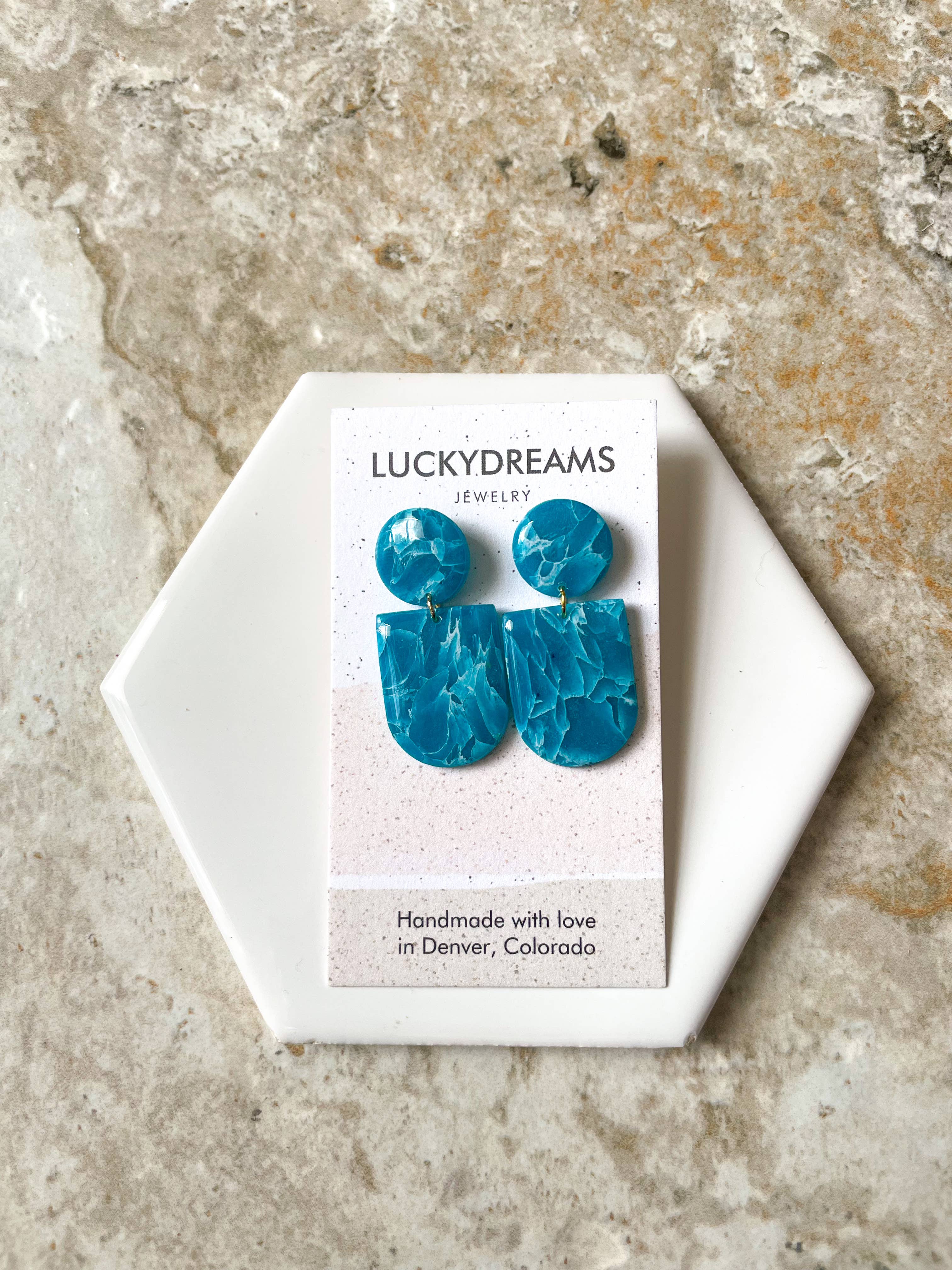 LuckyDreams - Vente Boucles d'oreilles pendantes - La Katherine