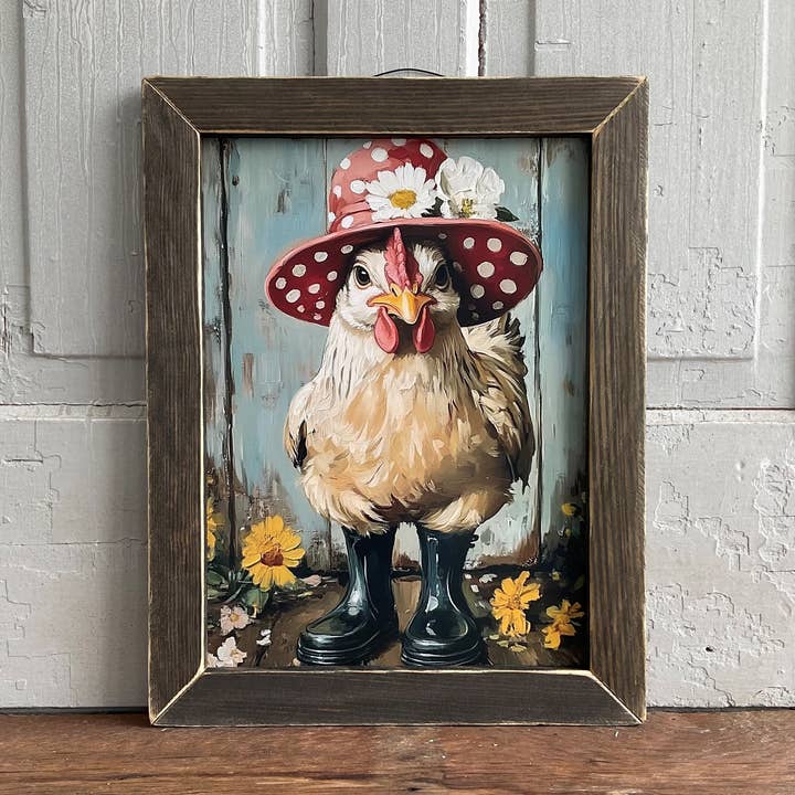 HMK544L SPRING CHICKEN for wholesale by JanMichaels Art & Home