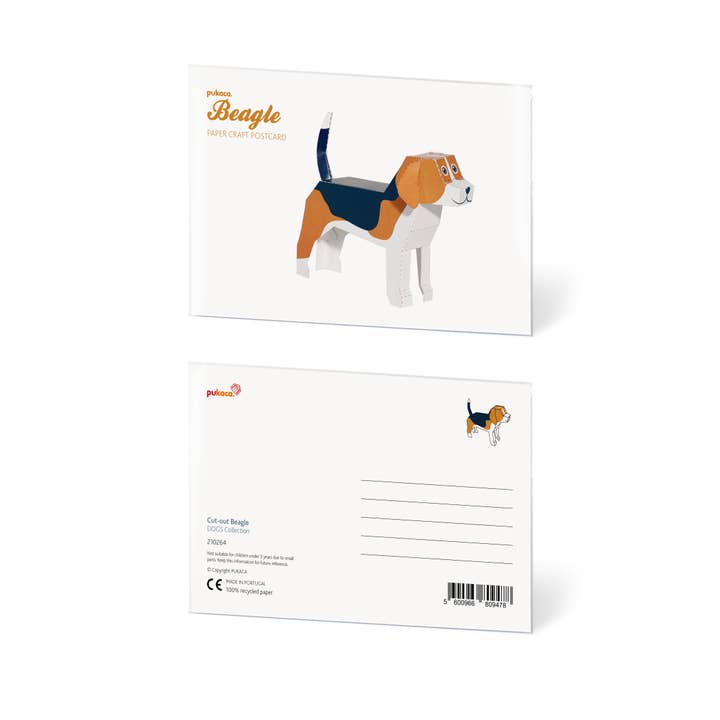 pukaca - Wholesale Postcard - Beagle Postcard1
