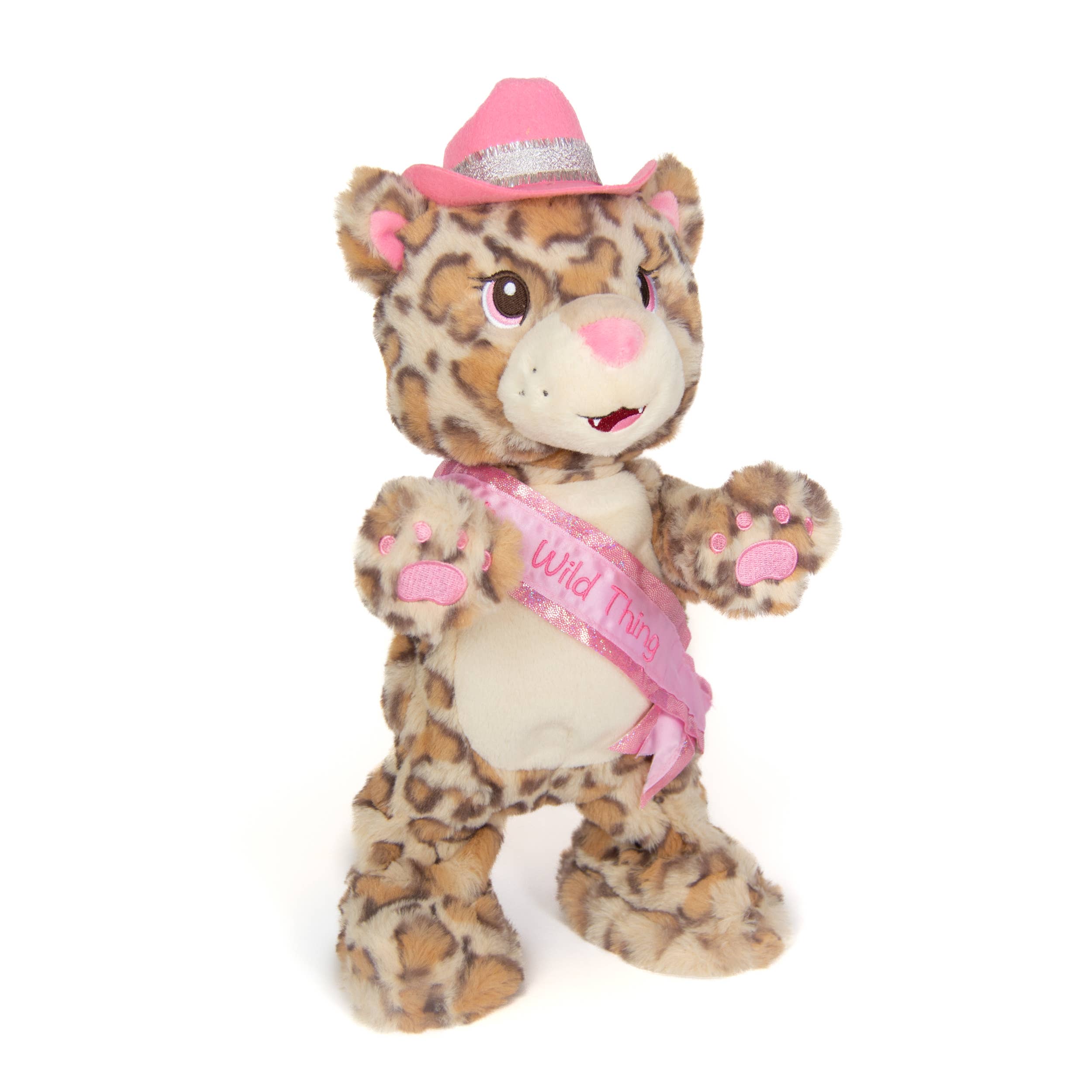 Cuddle Barn, Inc. - Wholesale Stuffed/Plush Toy - Kids & Baby - Girl's Night Gina (Animated Dancing Pink Leopard Plush Toy)5