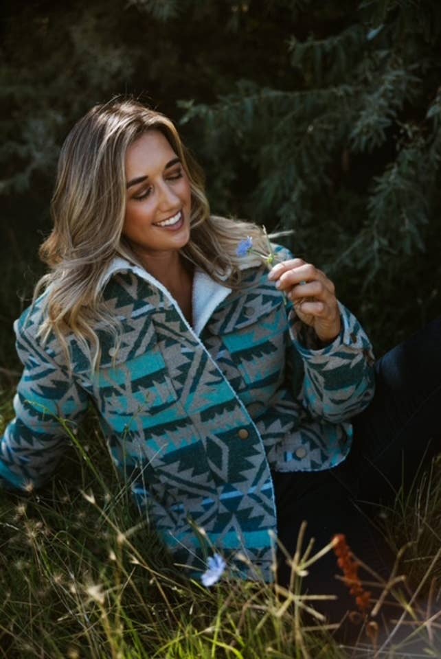 AZTEC LADIES SHIRTJACK- L-24612 for wholesale on Faire2