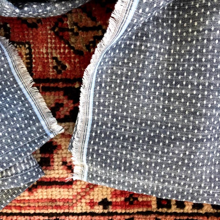 Nolan Provost - Wholesale Scarf - Women's - Chambray Dot Scarf1