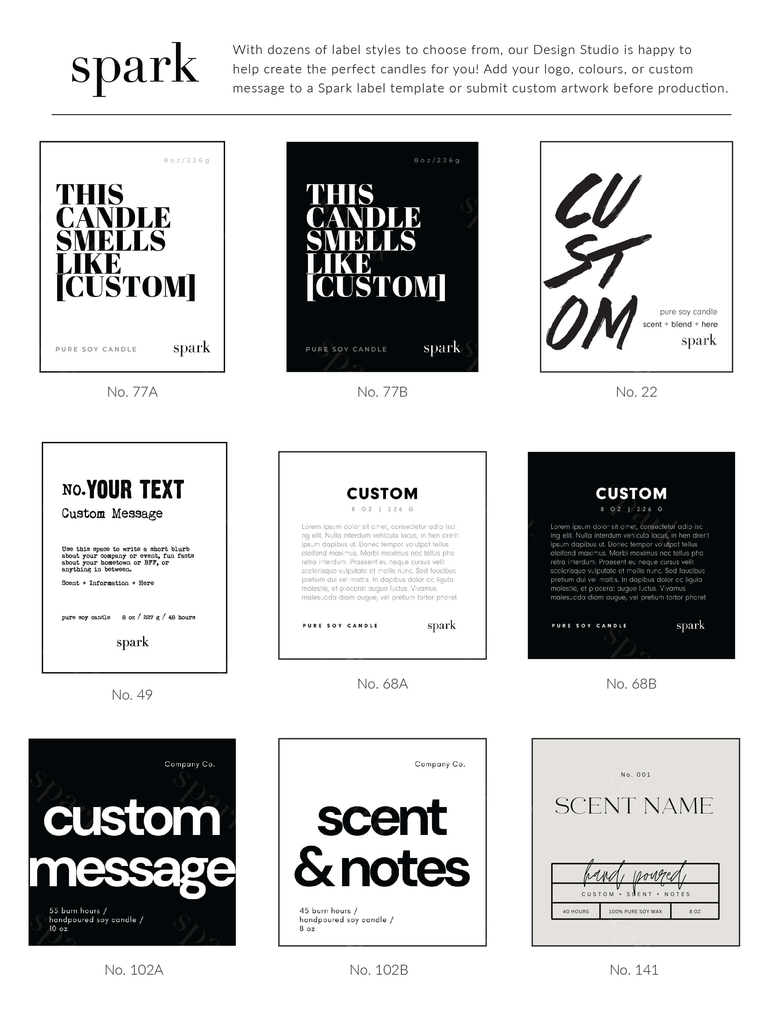 Bianco Opaco Candela personalizzata in vetro bianco opaco da 10 oz con etichetta e scatola regalo in vendita all'ingrosso su Faire12