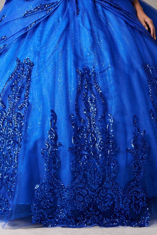 Babyfox Apparel - Wholesale Gown - Women's - Off Shoulder Sweetheart Embellished Quinceanera Ball Gown5