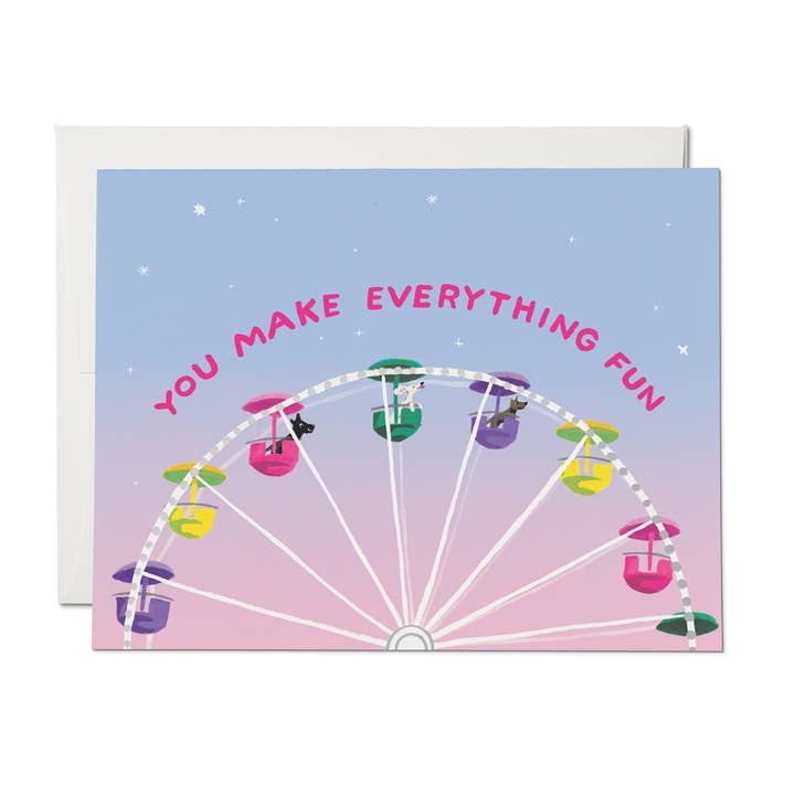 Red Cap Cards - Wholesale Friendship Card - You Make Everything Fun friendship greeting card