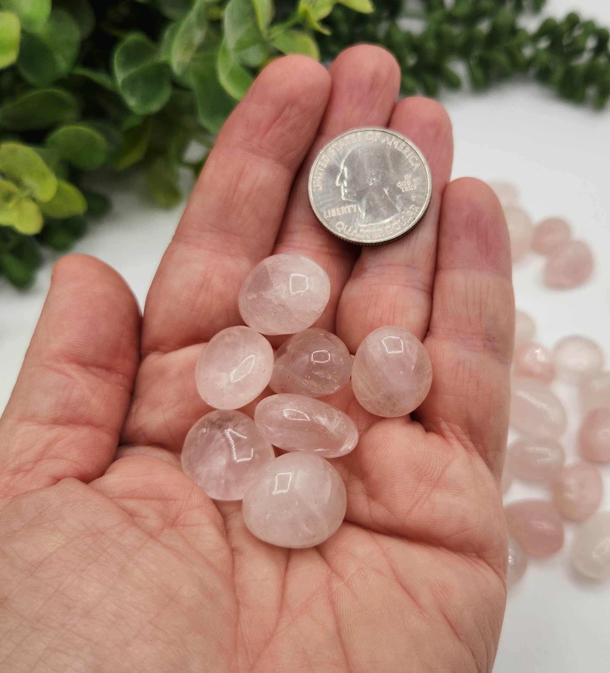Meraki Gemstones - Wholesale Spiritual Stone/Crystal - Rose Quartz Tumbled Gemstones 10-20mm (0.5kg/1.1lbs)6