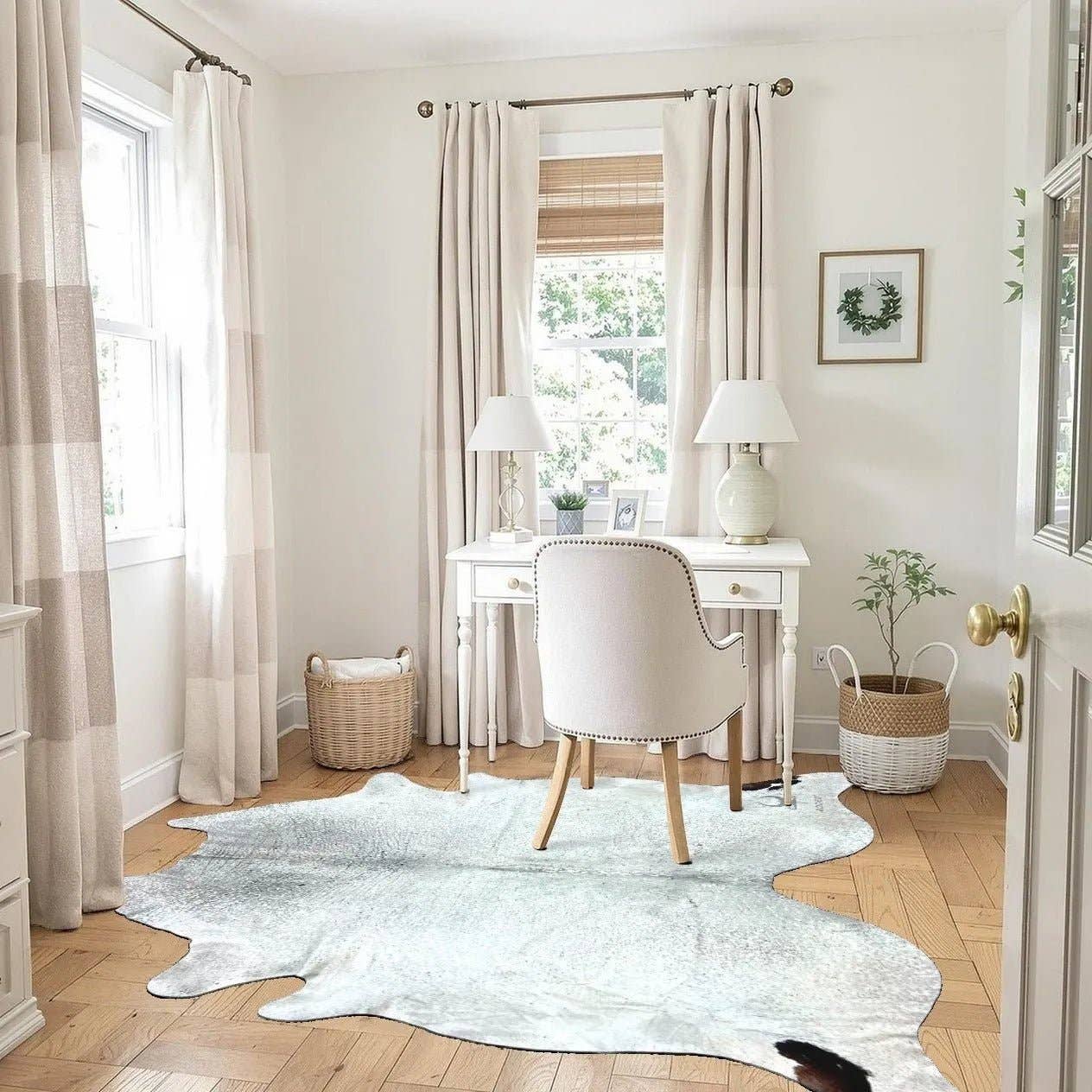 Rodeo - Vendita all'ingrosso Tappeto - Tappeto extra large in pelle bovina con sale e pepe, dimensioni 7,2 x 8,2 piedi --- 48201