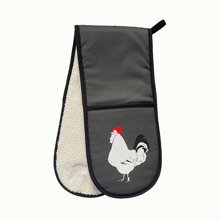 Grijze ovenhandschoenen voor kippen voor wholesale door Cluck Cluck!
