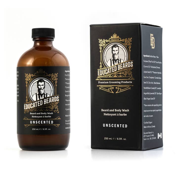 Limpiador para barba sin perfume 250ml/8.5fl.oz para venta al por mayor de Educated Beards