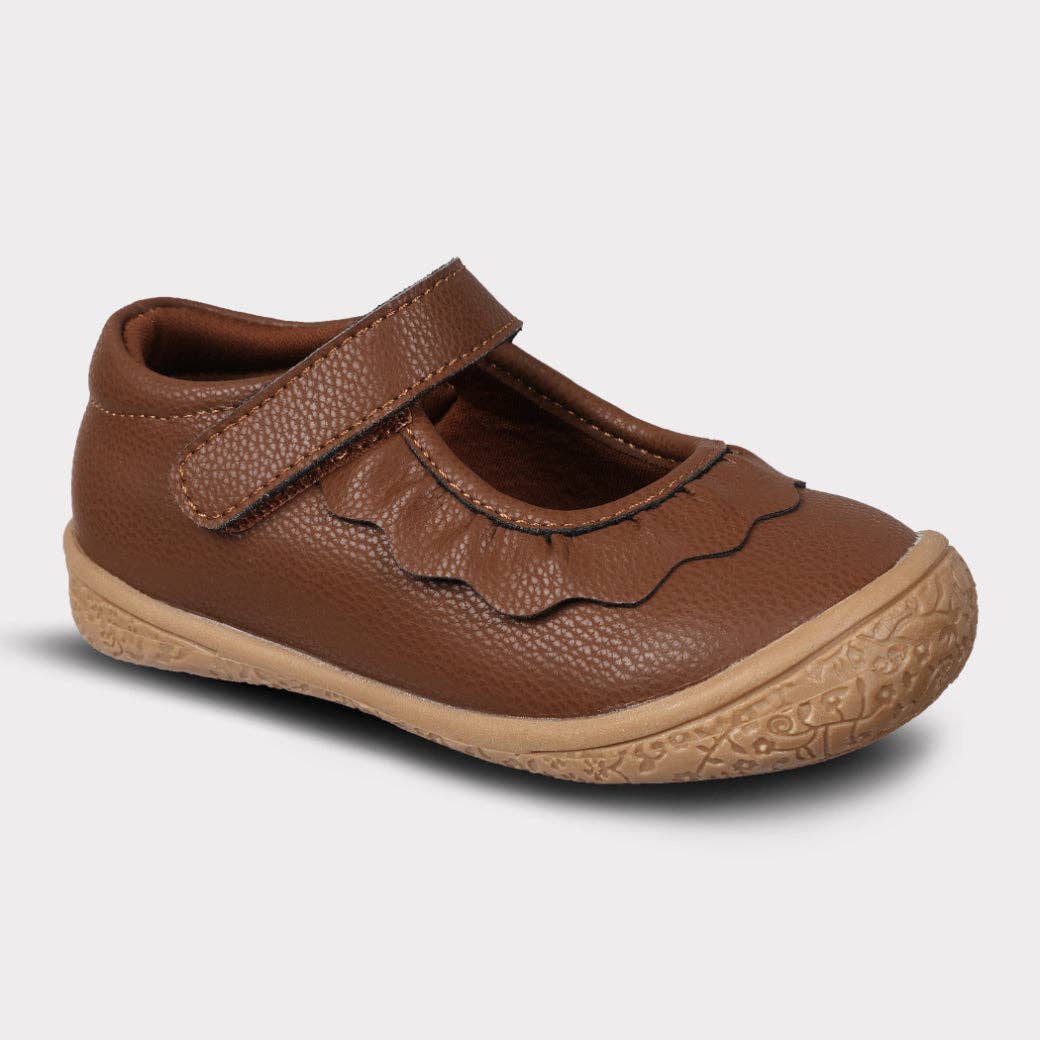 Oomphies – wholesale Flats/loafers – Kids – Amina Leather Girls Mary Jane Shoe2